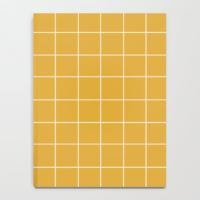 Grid (Mustard Yellow) Notebook Gallery Image 4