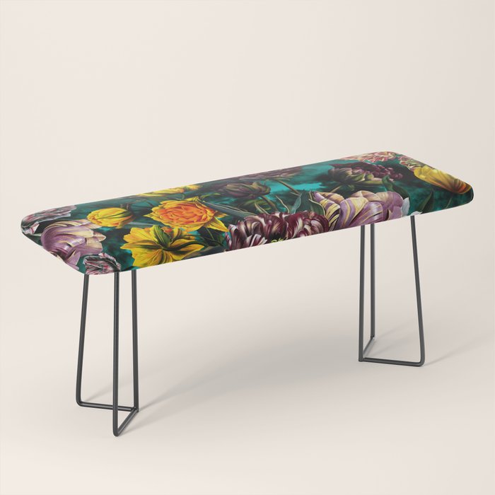 Botanical Multicolor Garden Bench Gallery Image 1