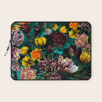 Botanical Multicolor Garden Laptop Sleeve Gallery Image 1