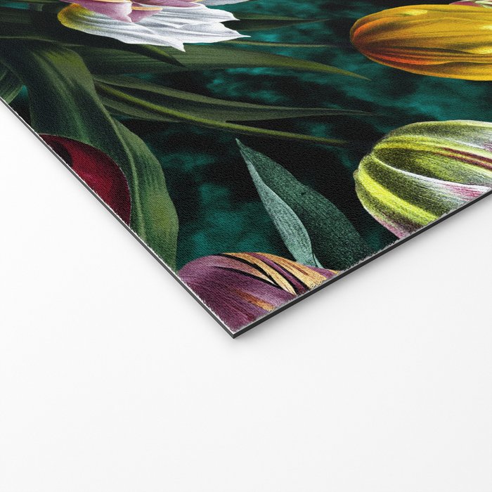 Botanical Multicolor Garden Welcome Mat Gallery Image 2