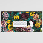 Botanical Multicolor Garden Desk Mat Gallery Image 1