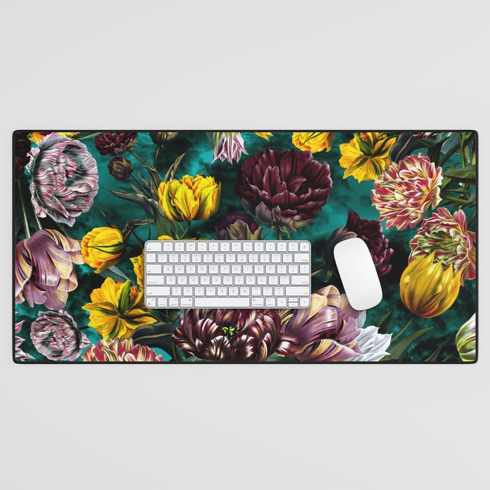 Botanical Multicolor Garden Desk Mat Gallery Image 1