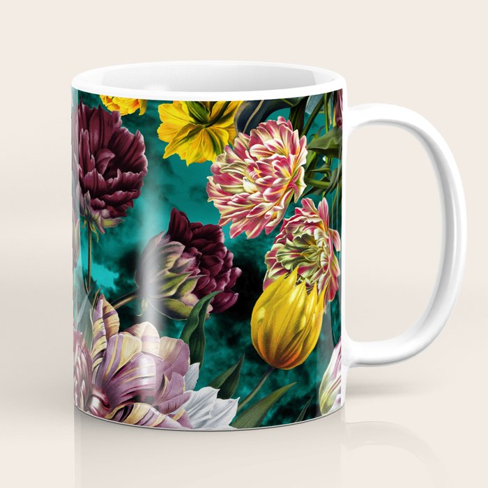 Botanical Multicolor Garden Coffee Mug Gallery Image 1