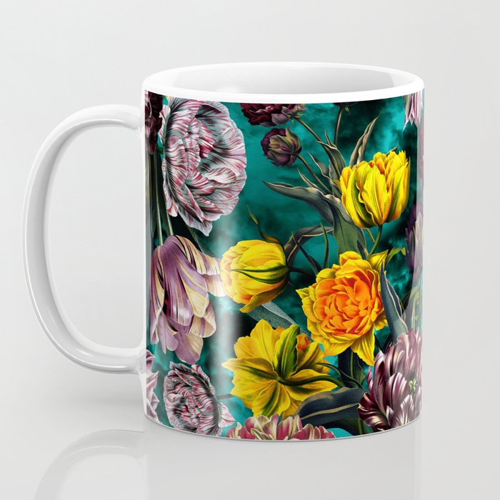 Botanical Multicolor Garden Coffee Mug Gallery Image 3