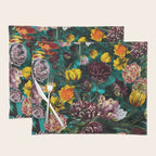 Botanical Multicolor Garden Placemat Gallery Image 1