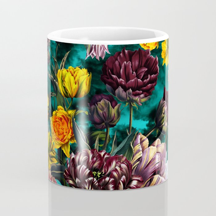 Botanical Multicolor Garden Coffee Mug Gallery Image 4