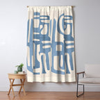 Modern Abstract Shapes 35 Window Curtain Gallery Image 5