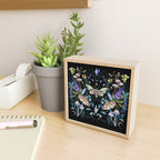 Crystals Moth Mushrooms Mini Art Print Gallery Image 2