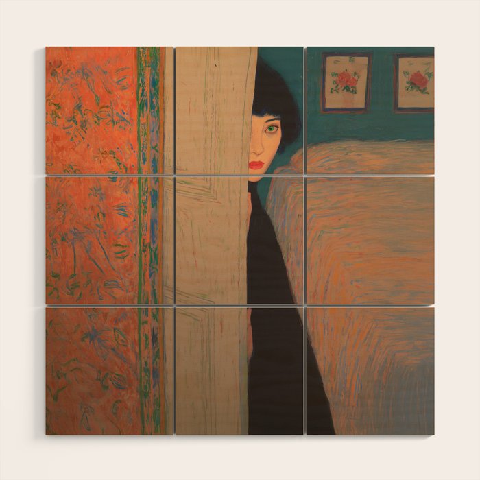 Behind the Painted Door Wood Wall Art Gallery Image 1