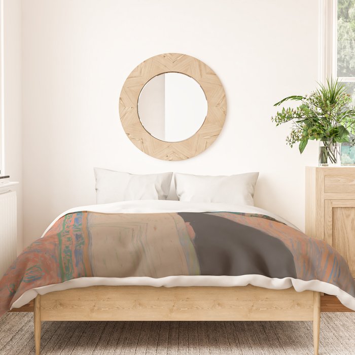 Behind the Painted Door Duvet Cover Gallery Image 3