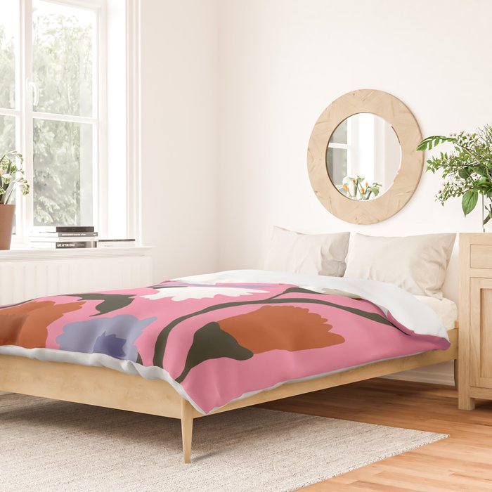 Sagittarius carnation Duvet Cover Gallery Image 2