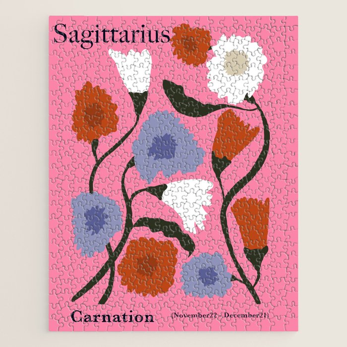 Sagittarius carnation Jigsaw Puzzle Gallery Image 1
