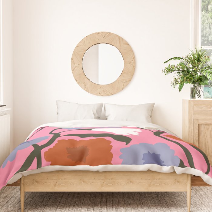 Sagittarius carnation Duvet Cover Gallery Image 3