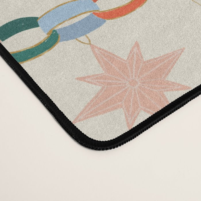 Paper Chains and Stars Desk Mat Gallery Image 4