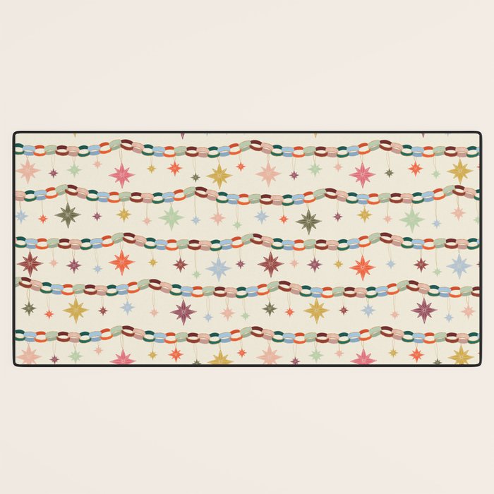 Paper Chains and Stars Desk Mat Gallery Image 3