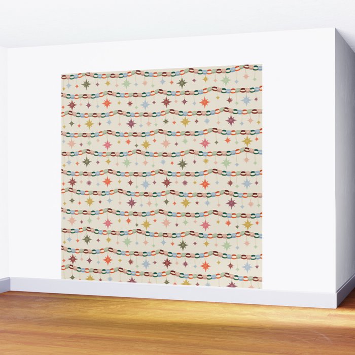 Paper Chains and Stars Wall Mural Gallery Image 2