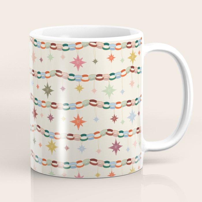 Paper Chains and Stars Coffee Mug Gallery Image 1