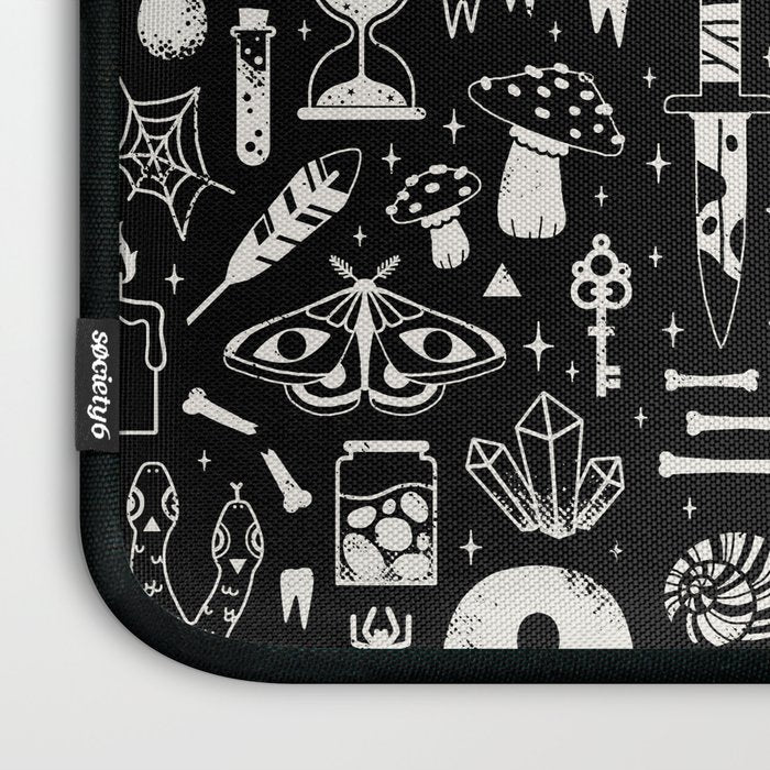 Curiosities: Bone Black Laptop Sleeve Gallery Image 3