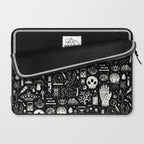 Curiosities: Bone Black Laptop Sleeve Gallery Image 2
