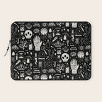 Curiosities: Bone Black Laptop Sleeve Gallery Image 1