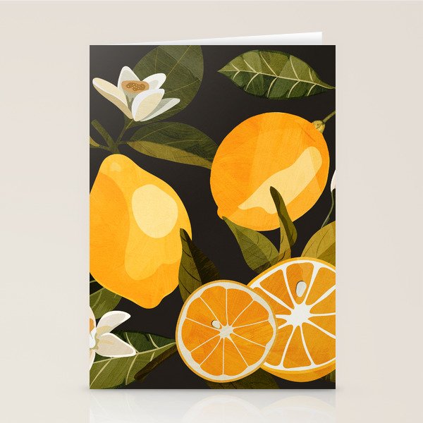 Lemons Botanical Art 1 Stationery Card Gallery Image 1