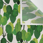 Pilea Peperomioides interior plant Wall Tapestry Gallery Image 3
