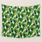 Pilea Peperomioides interior plant Wall Tapestry Gallery Image 4