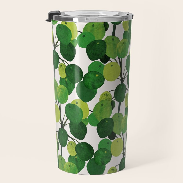 Pilea Peperomioides interior plant Travel Mug Gallery Image 3