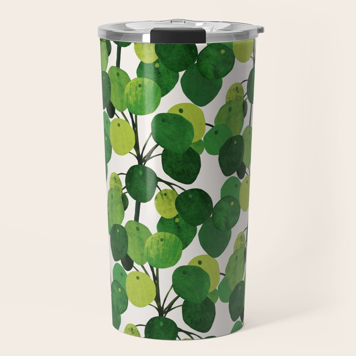 Pilea Peperomioides interior plant Travel Mug Gallery Image 1