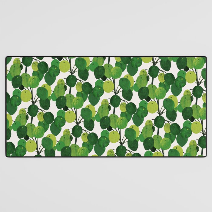 Pilea Peperomioides interior plant Desk Mat Gallery Image 3