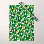 Pilea Peperomioides interior plant Wrapping Paper Gallery Image 1