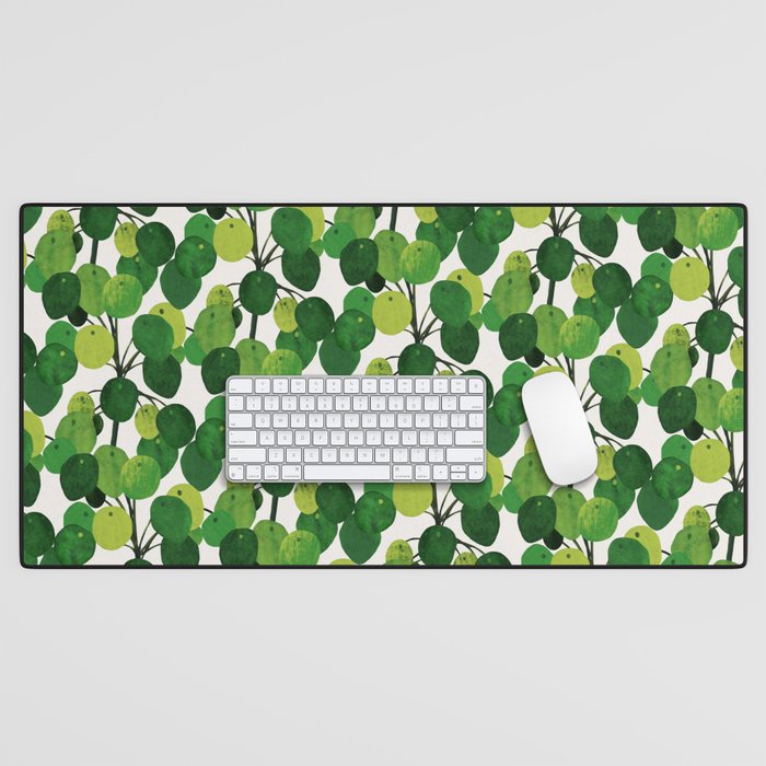 Pilea Peperomioides interior plant Desk Mat Gallery Image 1