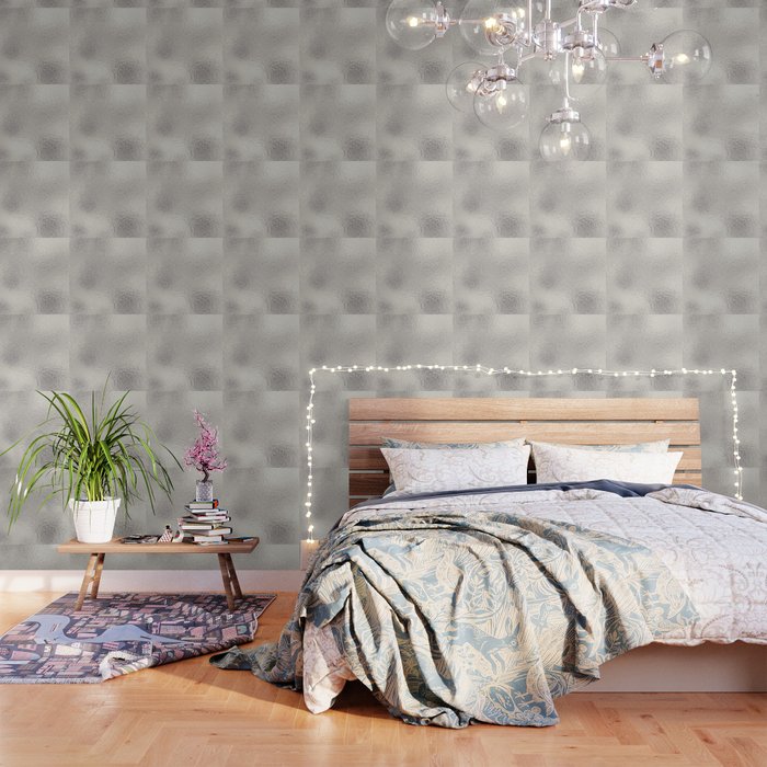 Simply Metallic in Silver Wallpaper Gallery Image 1
