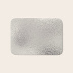Simply Metallic in Silver Bath Mat Gallery Image 1