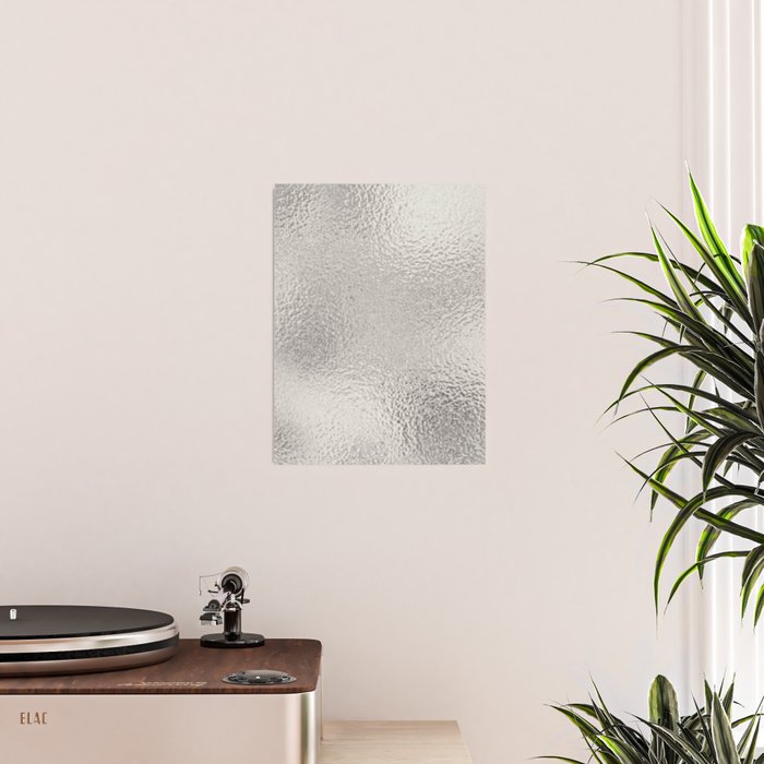 Simply Metallic in Silver Poster Gallery Image 2