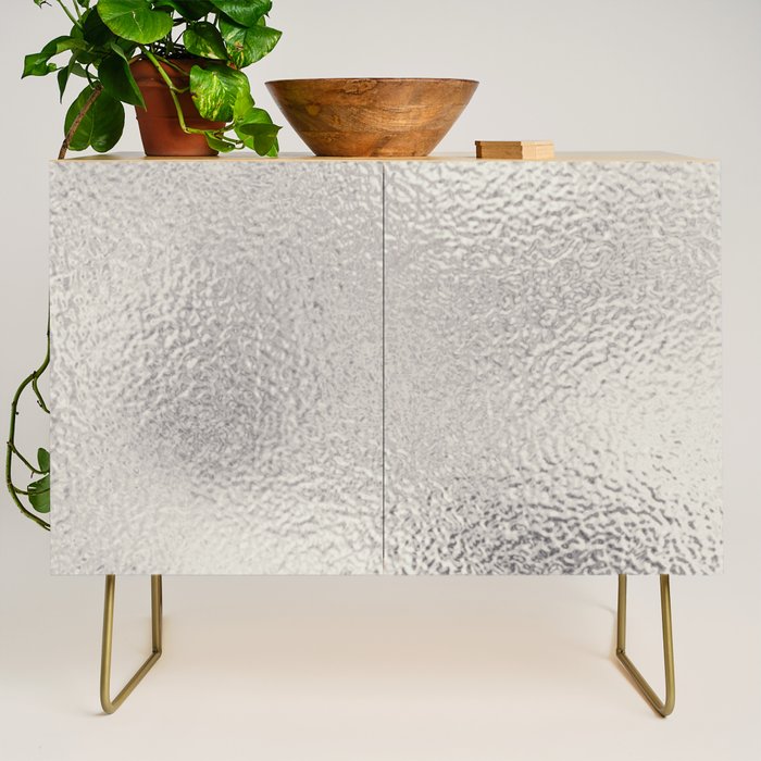 Simply Metallic in Silver Credenza Gallery Image 1