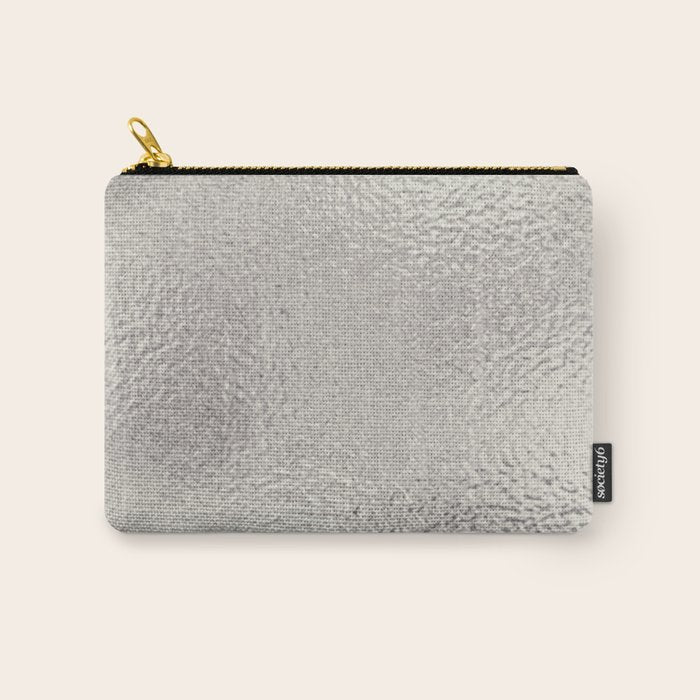 Simply Metallic in Silver Carry All Pouch Gallery Image 1