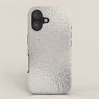 Simply Metallic in Silver iPhone Case Gallery Image 1