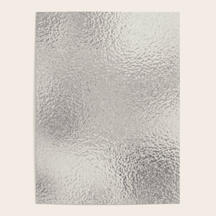Simply Metallic In Silver Poster Gallery Image 4