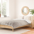 Simply Metallic in Silver Duvet Cover Gallery Image 2