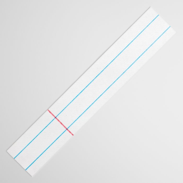 lined paper Table Runner Gallery Image 3