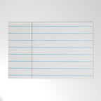 lined paper Welcome Mat Gallery Image 1