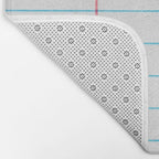 lined paper Bath Mat Gallery Image 2