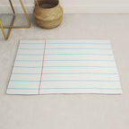 lined paper Rug Gallery Image 1