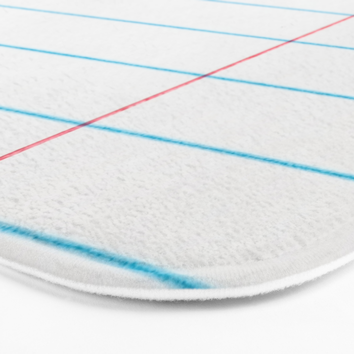 lined paper Bath Mat Gallery Image 3