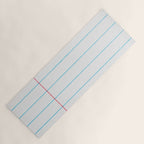lined paper Yoga Mat Gallery Image 1