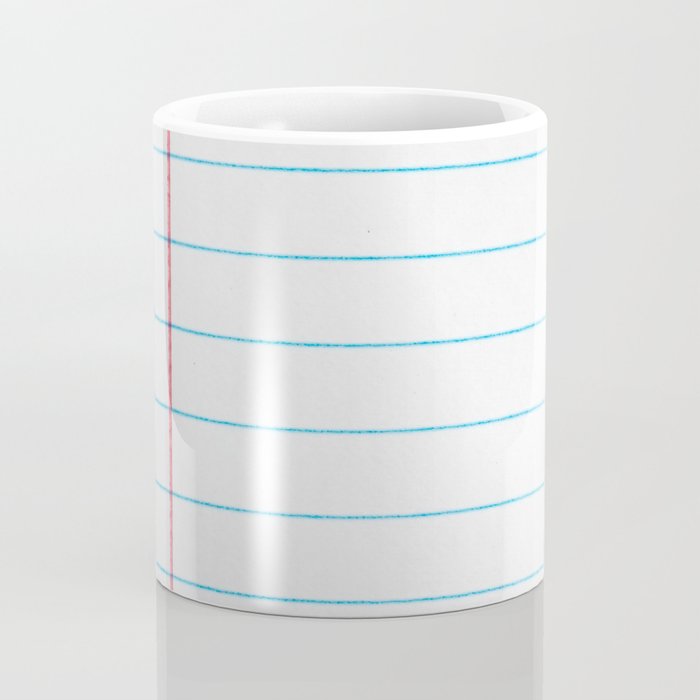 lined paper Coffee Mug Gallery Image 4