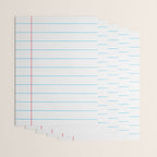 lined paper Wrapping Paper Gallery Image 3