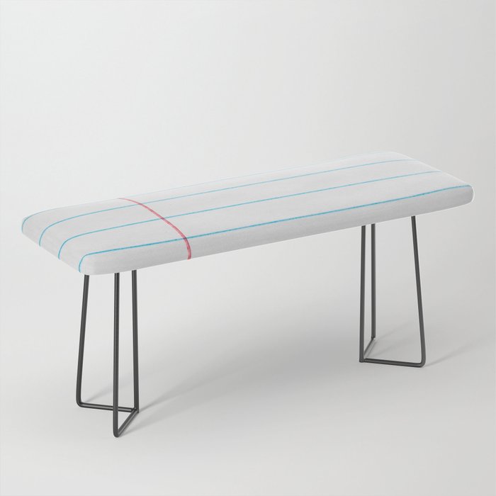 lined paper Bench Gallery Image 1