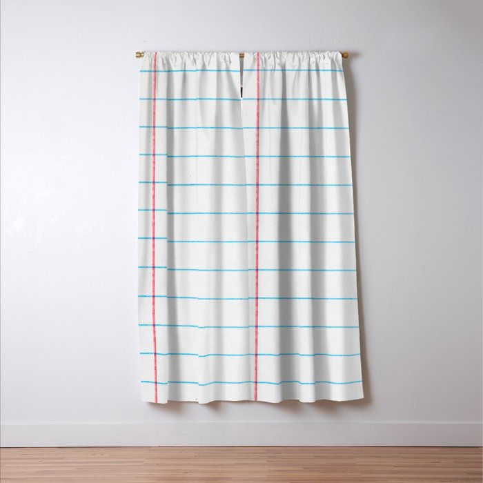 lined paper Window Curtain Gallery Image 3